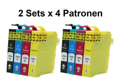   2 Druckerpatronen Sets T29 XL für Epson XP-332 XP-335 XP-342 XP-345 XP-352