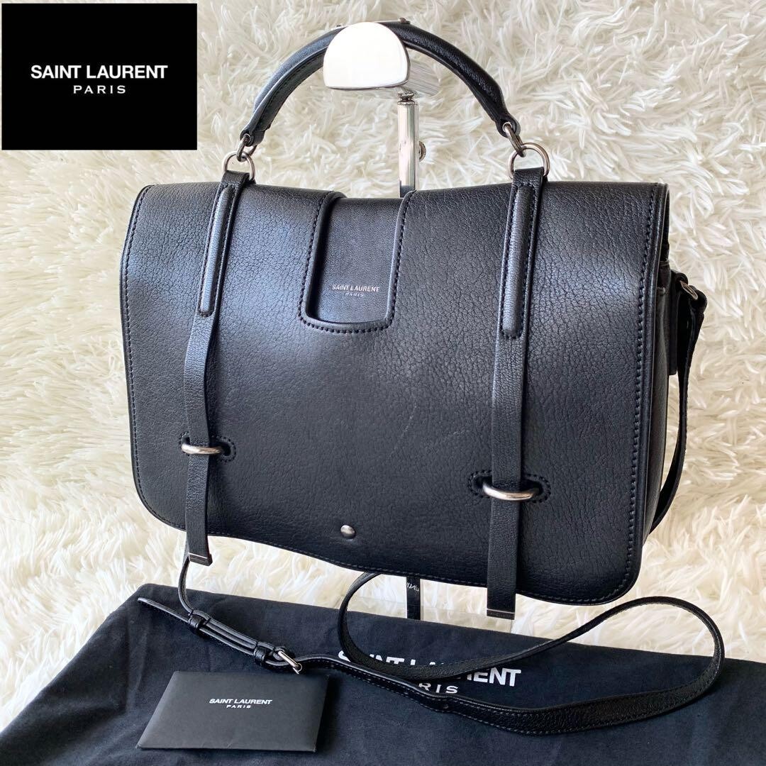 Borsa a tracolla Saint Laurent Paris 2 vie Charlotte in pelle di vitello GIAPPONE