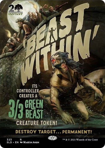 Magic the Gathering MTG Secret Lair - The Beauty of the Beasts