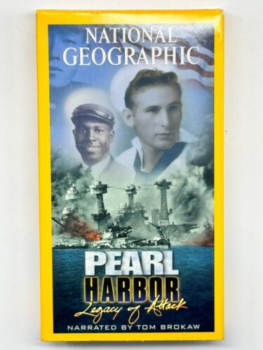 National Geographic: PEARL HARBOR- LEGACY OF ATTACK (vhs) Tom Brokaw. Rare