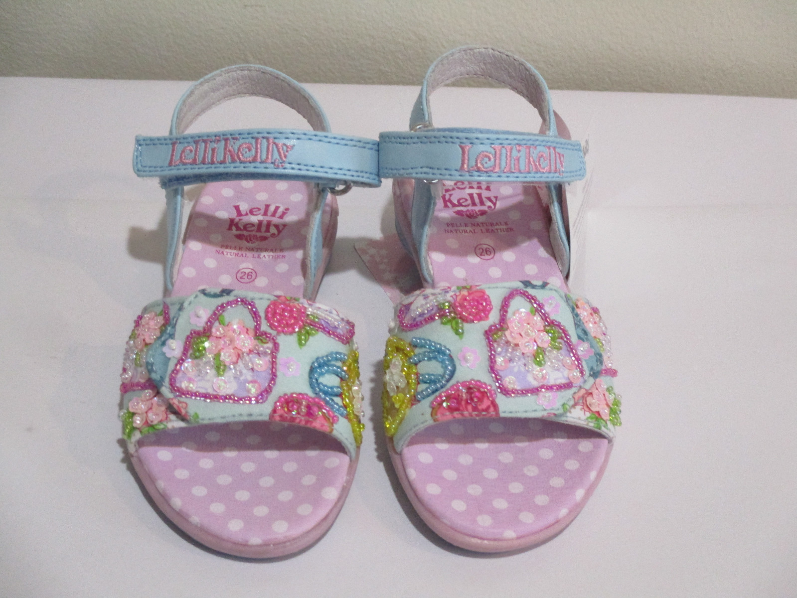 ❤️ Lelli Kelly Most Adorable Sparkly Toddler Girls Sandals  NIB 26/9 NEW ❤️