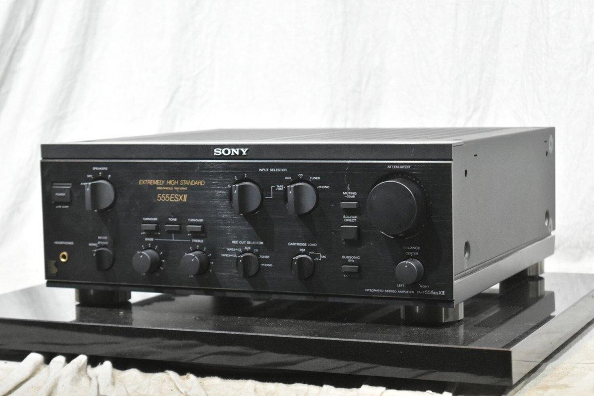 Free Shipping) Sony TA-F555ESX II Integrated Stereo Pre Main Free Shipping) Sony TA-F555ESX II Integrated Stereo Pre Main