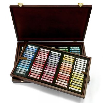 Royal Talens Rembrandt Extra Feine Weiche Pastelle Auswahl Von 150 In Holzkiste