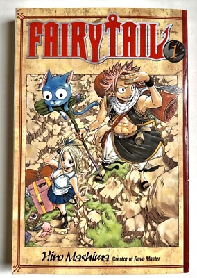 Fairy Tail Book 1 Graphic Novel Series Tale 2012 HIRO MASHIMA Rave Master New