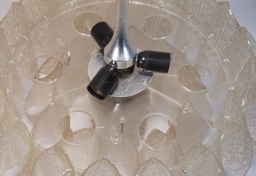 True Vintage Panton Impresionante XXL Diseño Lámpara de Techo Plástico Metal - Imagen 6 de 12