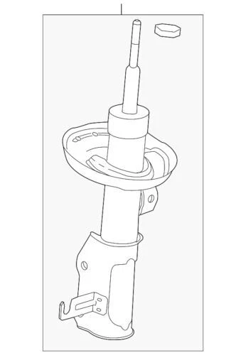 Conjunto de puntal de suspensión delantera genuino GM 2013-2016 Chevrolet Malibu 23390200 Foto 2 de 3
