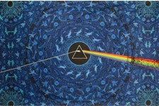 Pink Floyd "Dark Side Blue Lyrics" 3D Tapestry - 30 x 45  - FREE SHIPPING