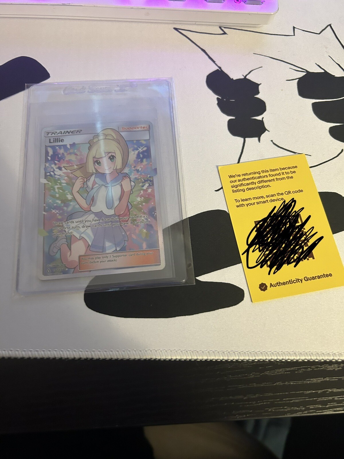 Pokémon TCG Lillie Sun & Moon: Ultra Prism 151/156 Holo Full Art