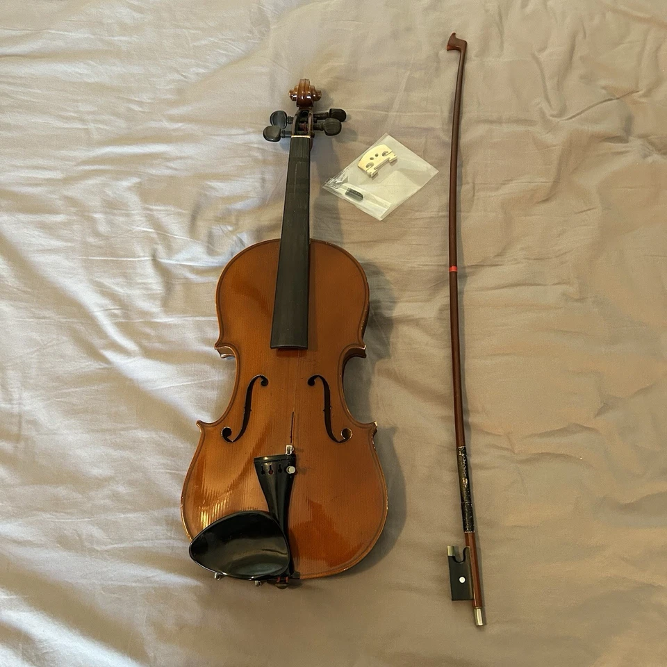 Raro violín 3/4 vintage 1976 Kiso Suzuki copia de Antonius Stradivarus 1720 🎻 Foto 2 de 4