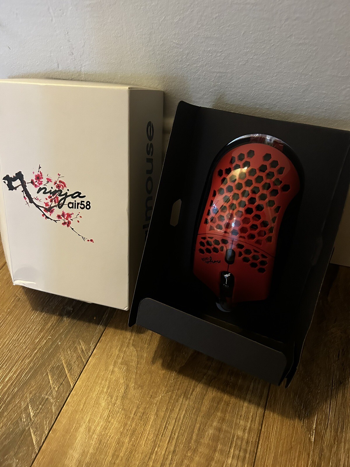 Finalmouse Air58 Ninja Gaming Mouse Cherry Blossom Red for sale