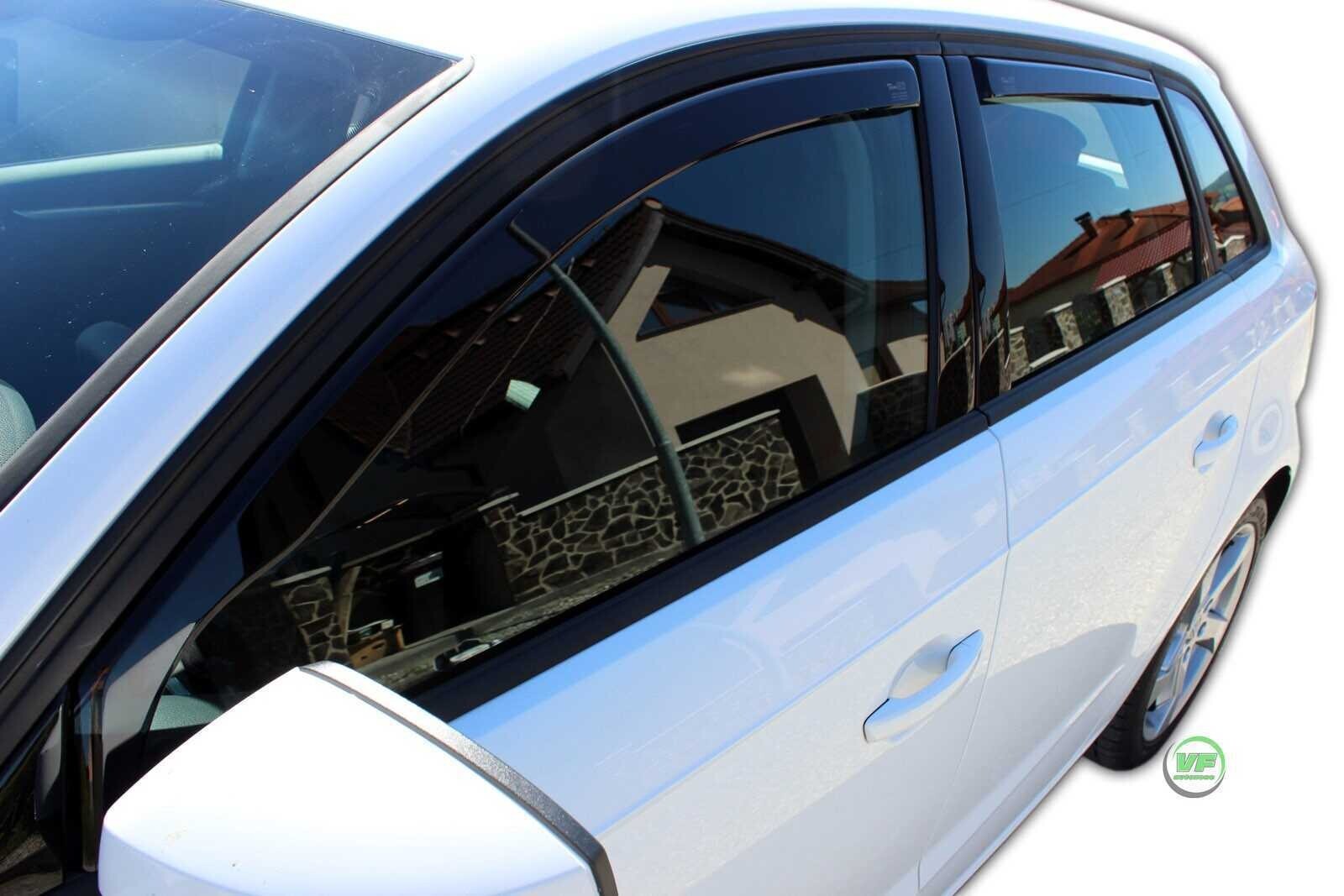 Window Visor Wind Deflector with clips For AUDI A3 8V SPORTBACK 2012 TO