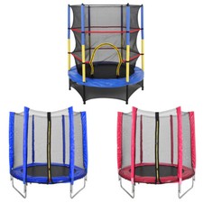 5FT Kids Trampoline with Safety Net Outdoor Garden Bouncer for Children Gifts