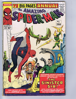 Amazing Spider-Man King-Size Special #1 Marvel 1964 The Sinister