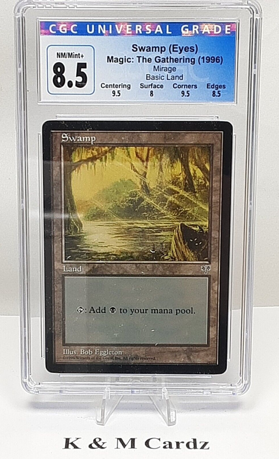 MTG - Mirage - Swamp - CGC 8.5 - Vintage