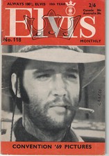 Elvis Monthly Magazine Number 118. November 1969 Convention 1969 issue