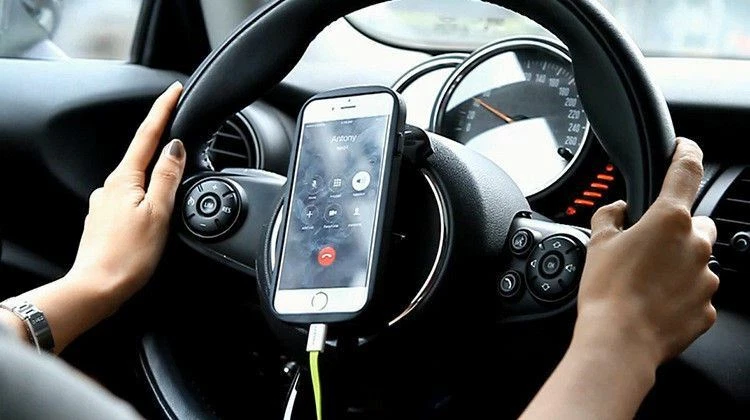 2Pc Phone Holder Set Wall Car Mount Pad Sticker Stand for Apple iPhone Samsung 8 - image 4 of 4