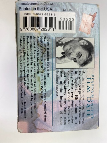 Harry Potter and the Prisoner of Azkaban Cassette Tape Audio Book J.K Rowling - Picture 6 of 7