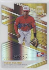 2020 Panini Elite Extra Edition Status Gold Die-Cut 6/10 Yoffry Solano #179 0p0