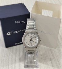 Casio Edifice Mens Silver Dial Stainless Stee...