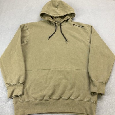Origin The 100 Kilo Pull Over Hoodie Size XL Green Heavyweight USA Made