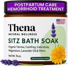Best Organic Sitz Bath Soak Postpartum Care and Post Partum Essentials, Natural