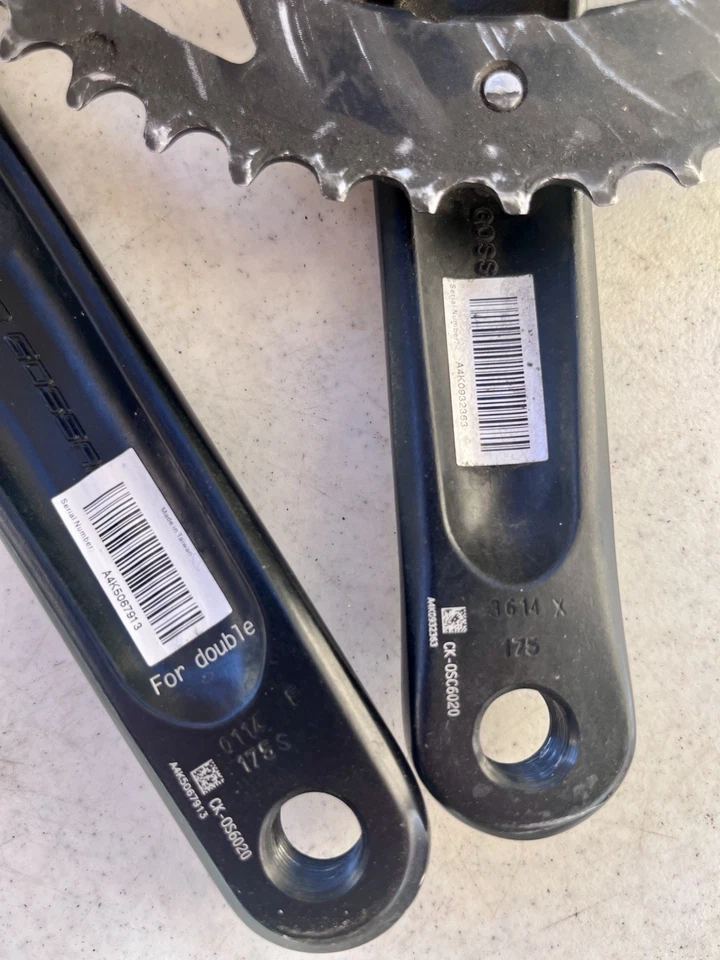 FSA Gossamer cranks Crankset 175mm 50/34t 10/11 Speed 110 BCD - Image 2 of 4