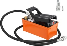 1.7 L Pneumatic Air Hydraulic Pump 10000PSI 3/8"Outlet 1/4"Inlet With 6.6Ft Hose