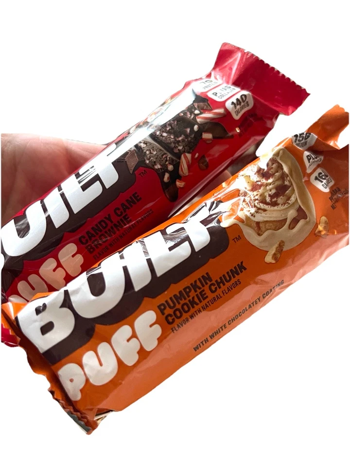 NUEVAS barras de proteína Holiday Asst Built Puff, colágeno, barras de malvavisco sin gluten Foto 3 de 4