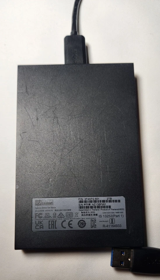 Disco duro externo Seagate negro 2 TB HDD SRD0LF0 Xbox One y Xbox Series S/X Foto 3 de 4