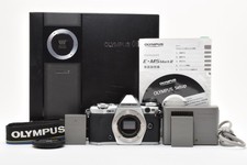  MINT w/Box OLYMPUS OM-D E-M5 Mark ii Mirrorless Camera Body Silver From JAPAN