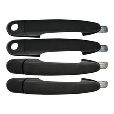 New 4pcs Front+Rear Left+Right Side Black Exterior Door Handles For 05-09 Tucson