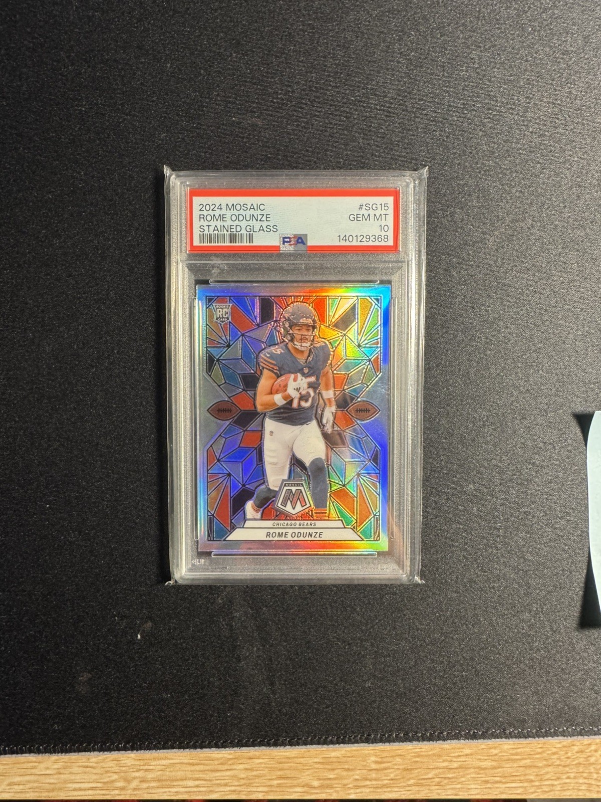 Rome Odunze Panini Mosaic Stained Glass #SG15 Base