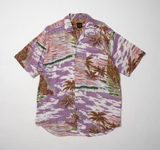 Men Let's Go Shirt Lilac Viscose 38 / M / 46