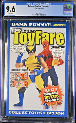 Wizard Magazine Twisted Toyfare Theater #1 2001 Wizard Pub CGC 9.6 only 1 Census