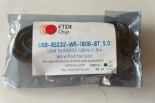 FTDI Chip USB / RS232 wire end serial cable USB-RS232-WE-1800-BT 5.0