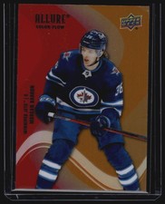 2022-23 Upper Deck Allure #SF-96 Morgan Barron Color Flow Red-Orange