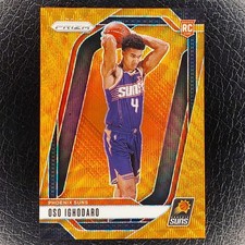 OSO IGHODARO /60 RC Rookie ORANGE Wave 2024-25 Prizm NBA Basketball #245 SUNS