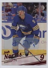 2025-26 Upper Deck Fleer Ultra Red Rainbow Foil 6/10 Josh Norris #2 Auto 4ug