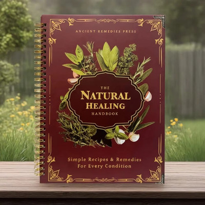 Natural Healing Handbook Spiral Bound Guide With Herbal Remedies And Recipes