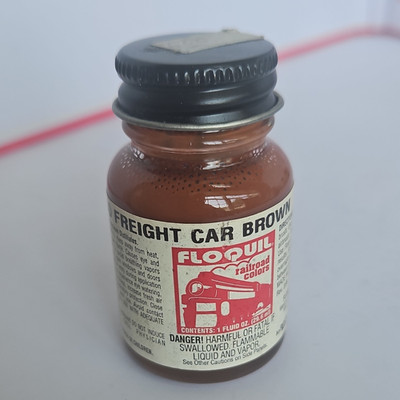 Floquil Railroad Colors Freight Car Brown Model Paint 1 fl oz Bottle