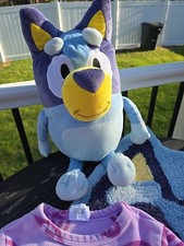 Bluey Girls Outfit Set 4T Plush Toy  Rug Bundle Toddler Lounge Set