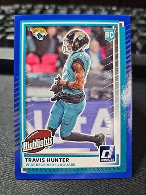 2025 Panini Donruss  Premium The Rookies & Highlights Travis Hunter /25 Jags RC