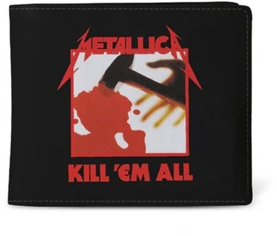 WB Rocksax - Metallica - Kill Em All Logo - Wallet With Coin Pocket (Black)