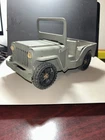Vintage 1960's Tonka Toy GR2-2431 Army Military Jeep Truck Pressed Steel