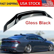 For 2023-2025 11th Honda Accord Glossy Black R Style Highkick Trunk Spoiler Wing