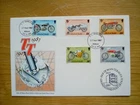 IOM ISLE OF MAN COVER 1987 1907 TT 1987 TT GRANDSTAND DOUGLAS SINGLE RING P/MARK