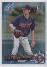 2017 Bowman Draft Chrome Sky Blue Refractor 156/399 Charlie Barnes #BDC-76 0a3