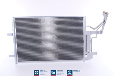 NISSENS Kondensator Klimaanlage ** FIRST FIT ** 94902 für MAZDA Aluminium BK CR