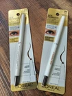 Lot of 2 LOREAL #102 BROWN, AGE PERFECT, SATIN GLIDE EYELINER FAST FREE SHIPPING