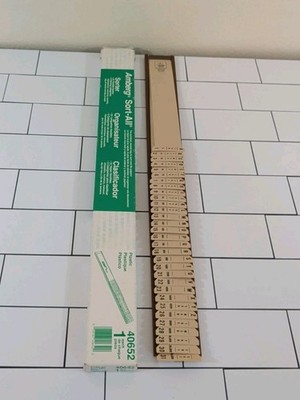 Amberg Pendaflex Plastic Sort-All Sorter, 2-1/2'' x 23-1/4'', Each 40652